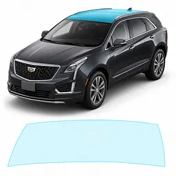 Антигравійна захисна бронеплівка за лекалами для Cadillac XT5 I facelift 2020- зона даху