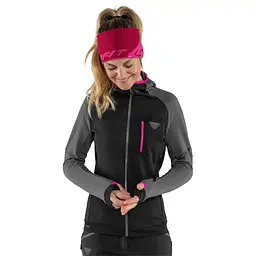 Фліс жіночий Dynafit Radical PTC Women Jacket S Чорний-Сірий