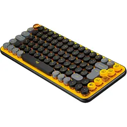 Клавіатура Logitech POP Keys Wireless Mechanical Keyboard Blast Yellow UA [920-010735] [94267] - мініатюра 3