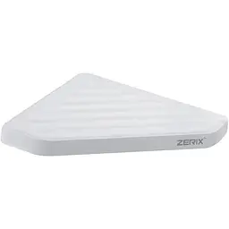 Поличка кутова Zerix пластикова A8021 ZX2815, Білий