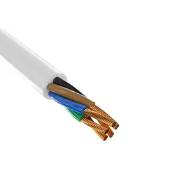 Кабель Одескабель 05VV-F 5G10 білий