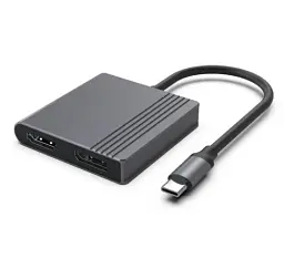 Хаб USB Gembird A-CM-HDMIFDPF-01 Type-C to HDMI/DP 4K@60Hz