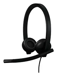 Навушники накладні з вбудованим мікрофоном Logitech H570e Corded Stereo USB Headset (Teams version) Black