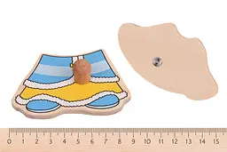Пазл-вкладиш Goki Одягни принцесу, 8 елементів (57814G) - мініатюра 4