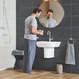 Напівп'єдестал для раковини Euro Ceramic Grohe 39201000, Білий - мініатюра 8