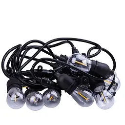 Ретро-гірлянда вулична GarlandoPro 10 LED F27 довжина 5 м, тепле світло (1733075Y) - мініатюра 8