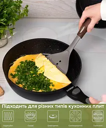 Сковорода Ardesto глибока зі знімною ручкою Gemini Bari 24см алюміній чорний kuh0014466 - мініатюра 4