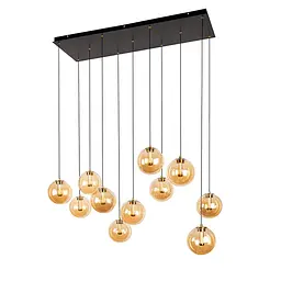 LED люстра каскадна Levistella 999150F-11 AB+AM модерн 22 W на 11 плафонів