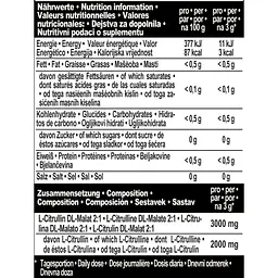 Амінокислота IronMaxx Citrullin-Malat 2:1 Powder 300 г  - мініатюра 3