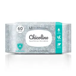 Дитячі вологі серветки Chicolino Антибактеріальні 60 шт (4823098407126) - мініатюра 1