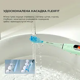 Електрична зубна щітка Oclean X Ultra Green - мініатюра 3