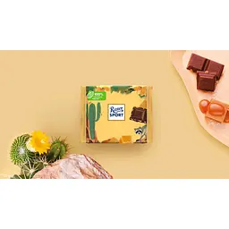 Шоколад молочний Ritter Sport із солоною карамеллю 100 г (932210) - мініатюра 2