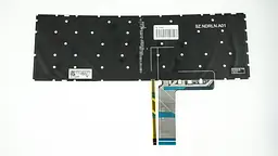 Клавіатура для ноутбука LENOVO (IdeaPad: 320-15 series) rus, onyx black, без фрейма, підсвічування клавіш