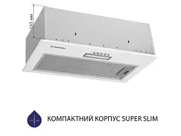 Витяжка Minola HBI 5614 WH 1000 LED - мініатюра 2