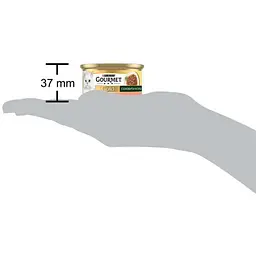 Уцінка. Вологий корм для котів Gourmet Gold Соковита насолода з лососем 85 г  - мініатюра 3