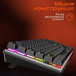 Клавіатура Meetion MK008 Pro USB Type-C Black (MT-MK008Pro-W-RUA) - мініатюра 5