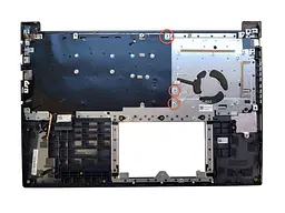 Топкейс ноутбука / верхня панель та клавіатура для ноутбука Dell XPS 15 9500, 9510, Precision 5550, 5560, 5570 (0DKFWH) Оригінал від Dell, Верхня панель клавіатури - мініатюра 2
