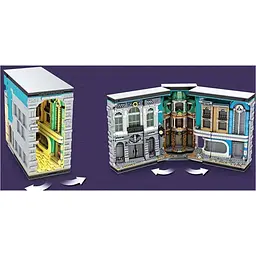 Конструктор Reobrix Вулична Архітектура 3D книга на полицю (66032) [160362] - мініатюра 5