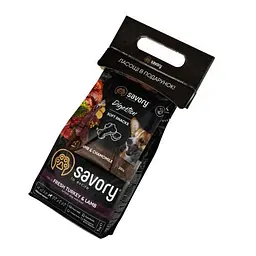 Набір для собак Savory Medium Breed 1 кг + ласощі - мініатюра 2