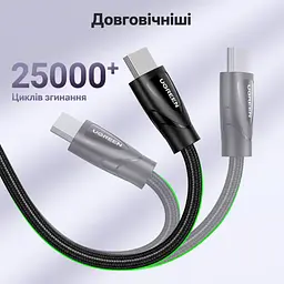 Кабель HDMI UGREEN HD140 2.1 8K 60 Гц 3 м чорний (80404) - мініатюра 2