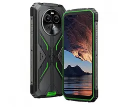 Смартфон Blackview BV8100 8/256GB акумулятор 8800 мАг чорно-зелений - мініатюра 3