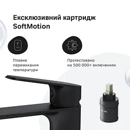 Змішувач для умивальника AM.PM Func із високим виливом black matt F8F92022 - мініатюра 5
