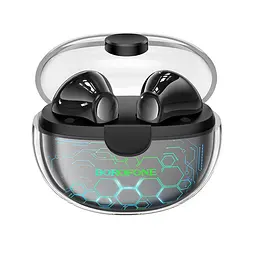 Bluetooth Стерео Гарнітура Borofone BW15 Чорний - мініатюра 3