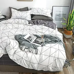 Постельное белье семейное Dushka Home Поликотон 21128 160х215х2 см