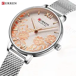 Годинники наручні жіночі Curren 9065B Silver (18681) - мініатюра 3