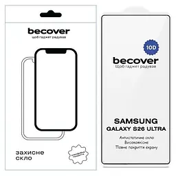 Скло захисне BeCover 10D Samsung Galaxy S26 Ultra SM-S948 Black (714768)