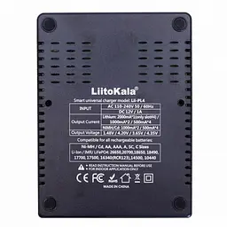 Зарядний пристрій LiitoKala Lii-PL4 для 4 акумуляторів АА, ААА, 18650, 21700, 26650, з автоідентифікацією типу - мініатюра 6