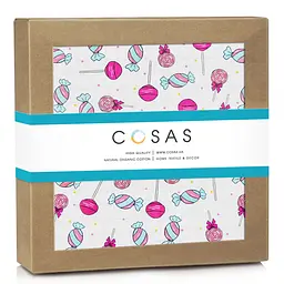 Пелюшка муслінова 80x100 Lollipops COSAS (4822052263440)