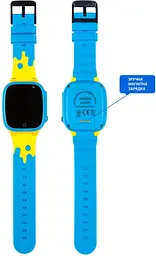 Дитячий смарт-годинник AmiGo Glory GO008 Blue-Yellow [81815] - мініатюра 6