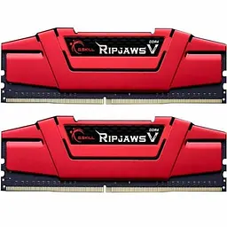 Память для настільних компютерів G.Skill 8 GB (2x4GB) DDR4 2400 MHz Ripjaws V Blazing Red (F4-2400C17D-8GVR)