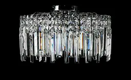 Кришталева люстра Splendid Ray LGH90339/8 (CR) - стельова люстра з кришталем і цоколем E14 - мініатюра 2