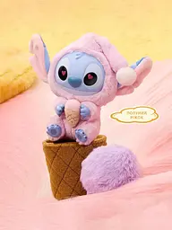 Іграшка сюрприз м'який брелок Лабубу Стич 15см lububu Stitch Eat Something Before Sleep Series лялька - мініатюра 14