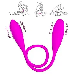 Вагінальний силіконовий вібратор Baile Pretty Love Snaky Vibe 6 см Рожевий - мініатюра 6
