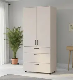Шафа для одягу Doros Торн Кашемір 2 ДСП/3Ш (полиці) 90х51.6х200 (44900450) - мініатюра 1