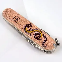 Ніж Victorinox Spartan Zodiac 91мм 12функ Дерев'яний дракон - мініатюра 2