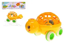 Брязкальце каталка Черепаха 2812, в пакеті р.22x17,5 см. YG Toys