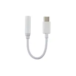 Перехідник Lapara USB Type-C Male - Audio AUX mini jack 3,5 mm Female (LA-Type-C-Audio-3.5mm white) - мініатюра 3