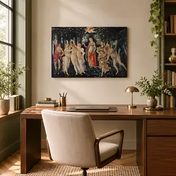 Інтер'єрна картина Сандро Боттічеллі, Весна, Sandro Botticelli, Primavera (Spring), інтер'єрний декор, 40×60 см (id6961) - мініатюра 2