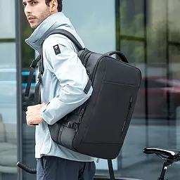 Рюкзак Mark Ryden MR9299KR Big Size з можливістю розширення Чорний - мініатюра 6