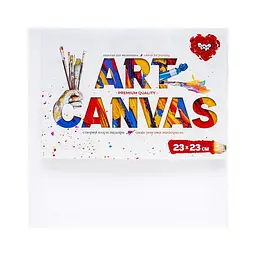 Полотно для малювання "Art Canvas" Danko Toys AC-23х23, 23х23 см