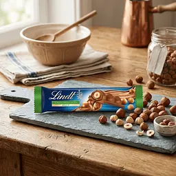 Шоколадний батончик Lindt Ganze Haselnuss Milch Chocolate Bar 35 г - мініатюра 3