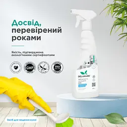 Універсальний засіб для миття кухні DeLaMark Білі квіти бавовни 0,5 л (4820152333674) - мініатюра 6