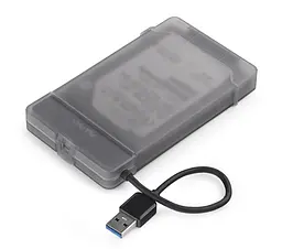 Адаптер підключення HDD 2,5" SATA/SSD до порту USB3.0 +контейнер Maiwo захисний для HDD 2,5", чорний