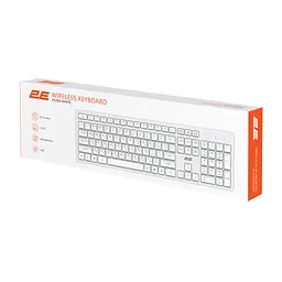 Клавіатура 2E KS260 106key Wireless UA White (2E-KS260WWH_UA) - мініатюра 9
