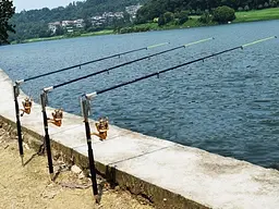 Самопідсікаюча багаторівнева телескопічна міцна вудка FisherGoMan 2.1 м - мініатюра 6