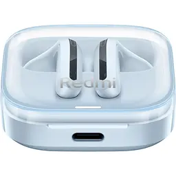 Навушники Xiaomi Redmi Buds 6 Active transparent blue (M2344E1 / BHR8394GL) (Global Version) - мініатюра 2